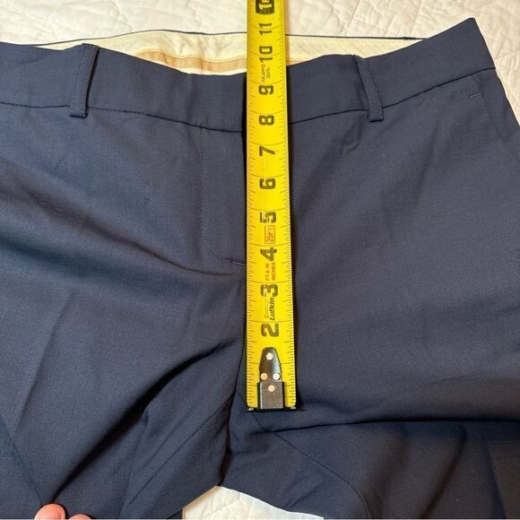 Theory Womens Size 10 Navy Blue Wide Leg Trouser Dress Pant Wool *flawed* - Picture 14 of 16